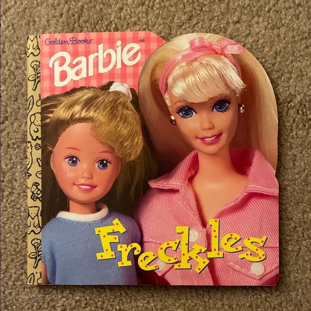 Vintage 1997 Golden Books Barbie “Freckles” Book